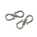 50Pcs Tibetan Silver S Hook Clasp Necklace Clasp Jewelry Findings 23 x 9 mm