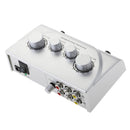 Mini Karaoke Sound Echo Mixer System Audio Process Stereo Pre-Amplifier Microphone EU Plug for KTV TV PC