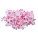 Artificial Flannel Plumeria Rubra Flower Craft Heads Home Wedding Party Table Centerpiece Decor Pack of 30PCS Pink