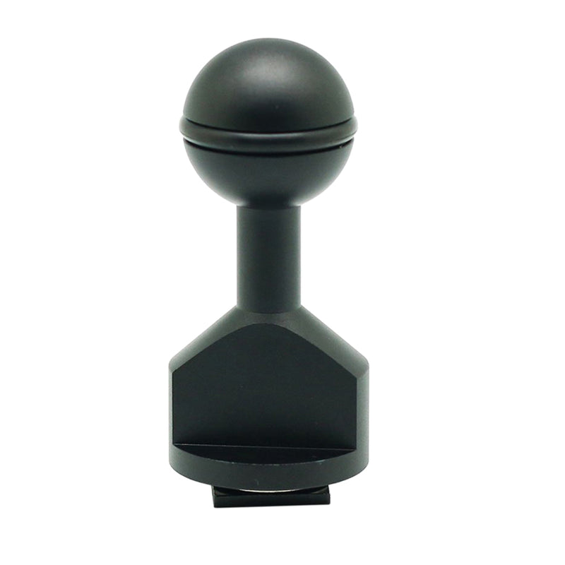 1" Mounting Ball for Cold Shoe Connector for Video/Flash/Strobe Lights