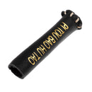Artificial Leather Snooker Cue Tip Protector Cover Sleeve fit for 10-11mm Stick, Black