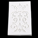 Baroque Style Curlicues Scroll Lace Fondant Silicone Mold for Sugarcraft, Cake Border Decoration, Cupcake Topper, Polymer Clay, Baking Mold, Sugarpaste Mold, Crafting Projects