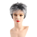 Fashion Natural Heat Resistant Fluffy Layered Short Cool Female Synthetic Wigs Cosplay Party Full Hair Wig