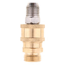 Pressure Washer Quick Release 14mm Male to 18mm Male Brass Coupling