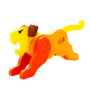 Mini Cute Tiger Shape Building Blocks 3D Puzzle Game Educational DIY Toy for Kids