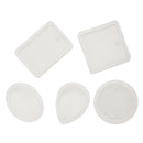 5Pcs Types Silicone Charm Pendant DIY Molds Jewelry Making Tools Moulds with Hole