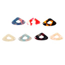 7pcs Acrylic Irregular Shapes Pendants Charm For Necklace Jewelry Making