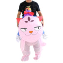 Novlety Adult Cat Suit Inflatable Blow Up Kitty Kitten Costume Fancy Dress Suit