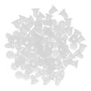 Soft Silicone U Shaped Microblading Pigment Ink Cups Tattoo Supplies Beauty Tool Clear Small PACK OF 100PCS