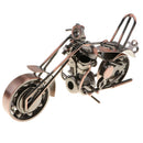 Old-fashioned Motorcycle Motorbike Nuts Bolts Model Metalcraft Home Decor Ornament Collection Toy Gifts -Bronze