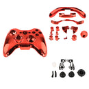 Replacement Full Housing Shell Case Kit with Buttons for Xbox 360 Controller Red