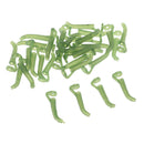 30pcs 0.79'' Rubber Line Aligners Pop Up Hook Aligners Sleeve Carp Fishing Hair Rigs Tackle
