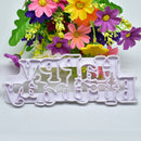 3D Silicone Mould for Fondant Making Mold Birthday Cake Decorating Mould
