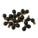 20 Pieces Fishing Buffer Beads Carp Fishing Rig Tackle Rubber Nontoxic and Safe to Use