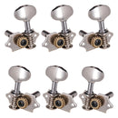 1 Set 3R3L Open Gear String Tuning Pegs Keys Tuners for Acoustic Classical Guitar