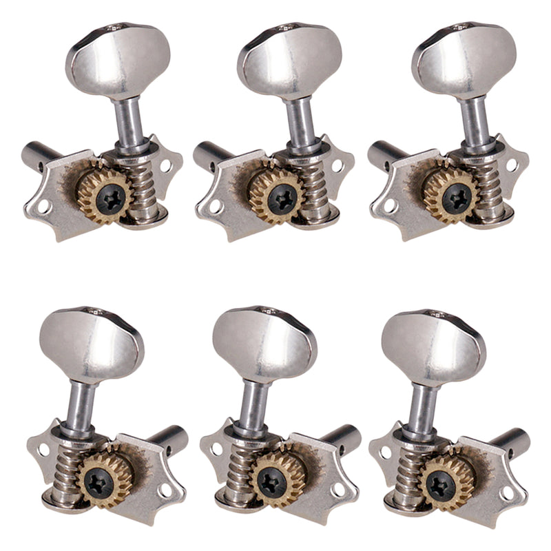 1 Set 3R3L Open Gear String Tuning Pegs Keys Tuners for Acoustic Classical Guitar