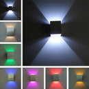 3W LED Square Wall Lamp Sconces Wall Fixture 7 Color Automatic Changed Light