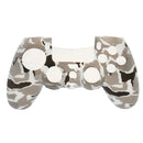 Camouflage Silicone Rubber Cover Case Skin Protector for Sony PS4 Controller Calamine-Blue