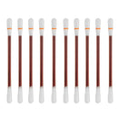 10 Pieces Double Ended Iodophor Cotton Swabs Applicators Plastic Sticks Set