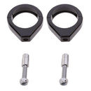 Pair Turn Signal Mount Bracket 49mm Fork Relocation Clamps For Harley Black