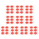 10 X 6pcs Kiss Lips XO XO Sealing Stickers Envelope Card Paste DIY Craft