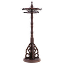 13 Hangers Black Catalpa Wood Chinese Calligrapghy Brush Holder Pen Hanging Stand