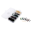 120pcs Carp Fishing Accessories Anti Tangle Sleeves Safety Lead Clips Set