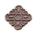 Vintage Antique Copper Door Knob Cabinet Cupboard Drawer Bin Pull Handle