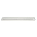 Computer Desk Grommet Table Cables Wire Hole Cover 12*60cm Aluminum Rectangle 4.7'' x 23.6