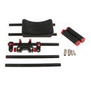 Camera Shoulder Support Mount Slider Movie Portable Stabilizer Steady Red