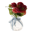Artificial Chrysanthemum Ball Silk Flowers Bouquet For Home Decor Wedding Table Centerpiece Baby Shower Party DIY Flowers Red