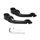 2 Piece Replacement Universal Motorbike Highway Bar Foot Peg Mount with 1.25inch Clamps