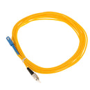 5 Meter SC to FC Single Mode Single Core Fiber Optic Drop Wire Cables Yellow
