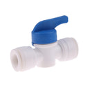 3/8 ''OD Tube Ball Valve Quick Connect Shut Off for RO Water Reverse Osmosis