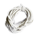 5mm 10m Twisted 100% Cotton Rope Bleached White Cord DIY Beading Packaging Decorating Multi Crafts Use