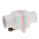 3inch Hose Inline Marine Bilge Air Blower 24V 130 CFM Quiet Boat RV White