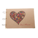 Love forever Album Manual Paste Album Black Cards Photos Pictures Album for DIY