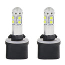 2pcs 880 50W Durable and Practical Fog Width Led Bulbs White
