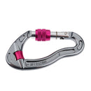 Outdoor Rock Tree Climbing Screwgate Locking Aluminum Rappel Carabiner 25KN