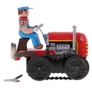 Classic Farm Tractor Tin Toy Collectible Clockwork Wind Up Toys Children Adult Gifts