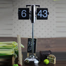 Modern Retro Scale Digital Auto Flip Page Single Stand Desktop Table Clock
