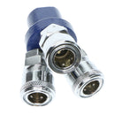 Universal Stainless Steel Pocket 3 Quick Coupler Air Compressor Attachment