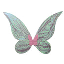 Cute Adult Shiny Color Changing Butterfly Angel Fairy Wings Party Dress Up Pink