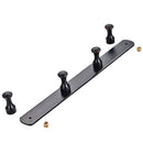 Stainless Steel Bath 4 Hook Rack Wall Mount Hanger Jacket Coat Handbag Towel