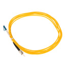 3Meters Single-Mode Single Core Fiber Optic Drop Cable ST to LC Yellow