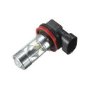 Pack of 2 H8 H11 Universal LED Brake Parking Fog Light for Car Auto Vehicle White