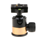 QZSD-10 Tripod Monopod Ball Head 360 Degree 1/4'' with Quick Release Plate for Canon Nikon DSLR Camera