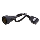 Truck 37 Pin To 16 Pin OBD2 Diagnostic Cable Adapter Connector