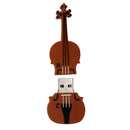 Mini Guitar Shape USB Flash Memory Stick Drive Storage U Disk for Tablet PC Desktop Notebook Brown 64G