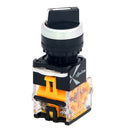 1 Piece Black 3 Position LA38 Short Handle Control Device Button Switch, Using High Purity Silver Point Greatly